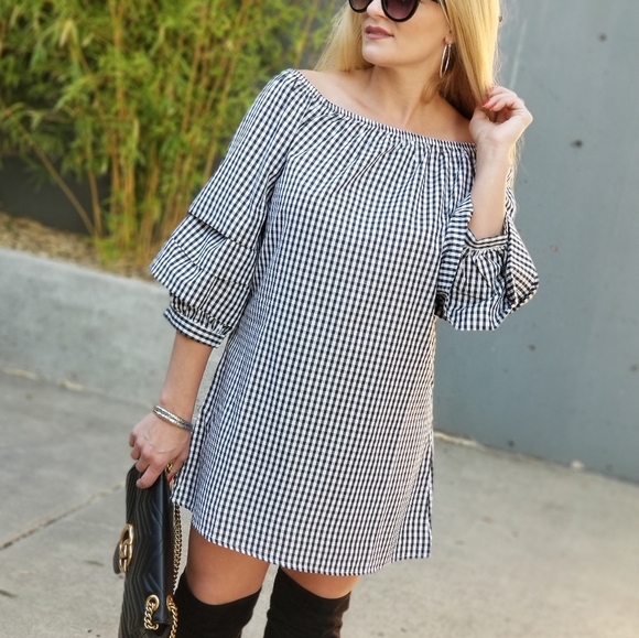 Checkered Tunic Dress - Picture 5 of 9